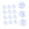 Tofficu 20pcs Double Sided Suction Cups Slip Pads for Glass