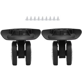 Longzhuo Rueda Grande de Doble Fila, Rueda de Maleta Universal Trolley Wheel Case Suitcase Wheel Luggage Replacement Universal Outdoor Accessories