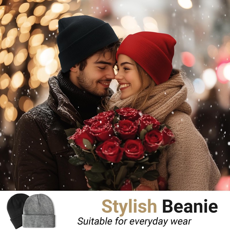 NPQQUAN Beanie for Men Women Winter Hats for Mens Beanie