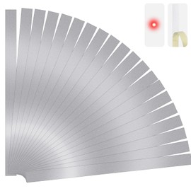 Sinmoe 20 Pieces Reflective Tape Tachometer Tapes Strips for Optical and Laser Reflective Sticker for Non-Contact Digital Photo Tachometers Accessories Optical and Laser Tach RPM