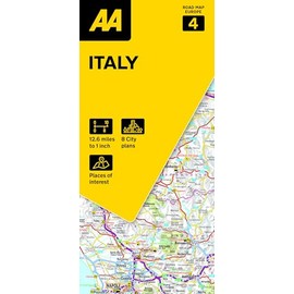 AA Road Map Italy 4 (AA Road Map Europe Series / European Road Maps)