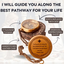 Religious Gifts - God's Providence - Uplifting Christian Gifts for Men Catholic, Baptism Gifts for Boys, Gifts for Teen Boys, Graduation Gift, Inspirational Gifts for Woman