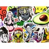 15 Random Cool Pop Art Graffiti Shark Skateboard Laptop Phone