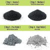 Wirejewelry 4 Step Rock Tumbler Abrasive Grit and Polish Kit,