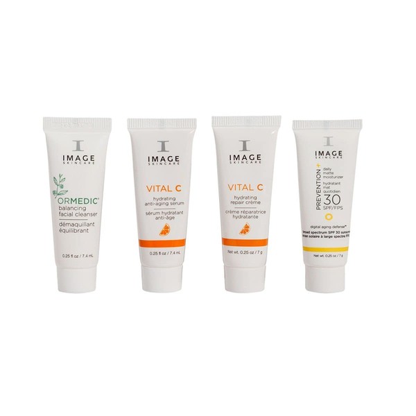 IMAGE Skincare, Four Star Favorites Introductory Skin Care 4 Step Regimen Set for Brighter, Healthier Looking Skin, Holiday Ltd. Edition