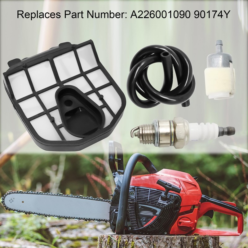 Air Filter Tune-Up Kit Fit for Echo CS-490 CS-4910 CS-500P