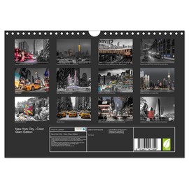 New York City - Colour Glam Edition (Wall Calendar 2026 DIN A4 Landscape), CALVENDO Monthly Calendar