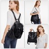 HUA ANGEL Small Anti-Theft Women's Backpack Bag Backpack 2-in-1 Women's