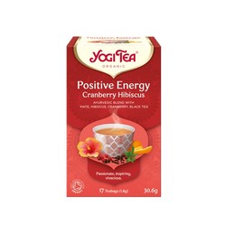 Yogi Tea Positive Energy Cranberry Hibiscus 17 Teabags