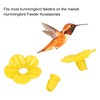 30 Pieces Hummingbird Feeder Replacement Flowers, Bird Feeder Replacement Parts,