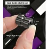 Deselen Brass Tire Valve Stems (4-Pack) SecureLock TPMS Compatible -
