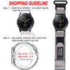 HEMSUT Wide Nylon Hook & Loop Watch Band with Metal
