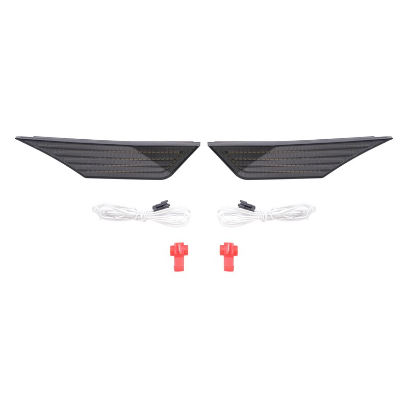 HECASA Pair LED Front Side Marker Light Compatible with 2016-2021