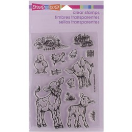 Stampendous Perfectly Clear Stamp Sets, On The Farm Images