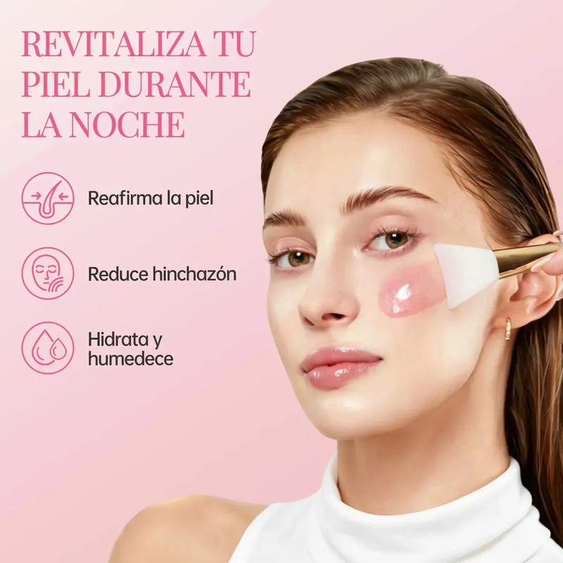 Medicube Mascarilla Nocturna Pdrn Cafeína Rosa 75ml