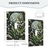 HLCoChT Decorative Art Light Switch Covers Lily of the valley