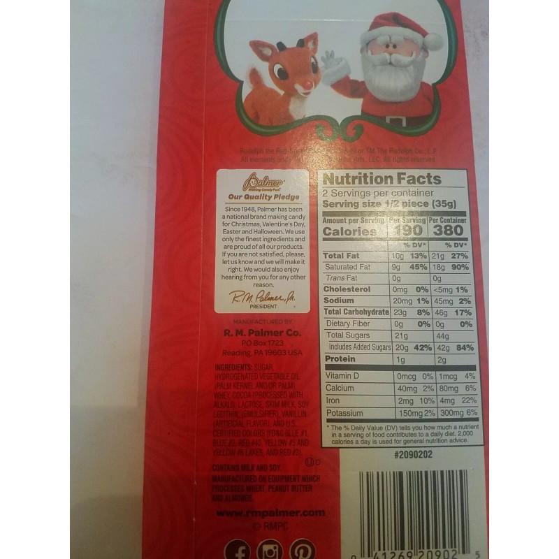 Palmer Rudolph Palmer Chocolate 2.5 Oz