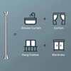 Non-Slip Spring Tension Curtain Rod 20 to 32 Inch Expandable