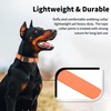 lynxking Dog Collar Soft Padded Breathable Cotton Solid Color Strong