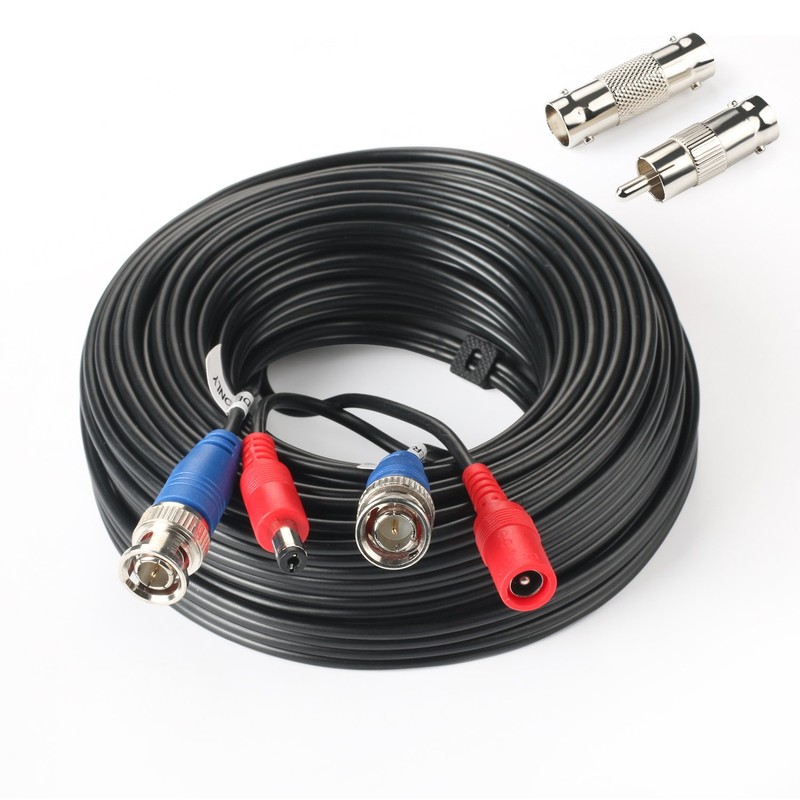 SHD 33Feet BNC Vedio Power Cable Camera Video BNC Cable
