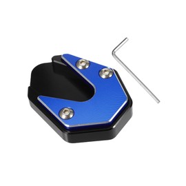 A ABSOPRO 1 Set Motorcycle Kickstand Pad for Suzuki GSX-S125 Black Blue Item Replacement