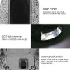 6Pcs Solar Powered LED Spot Lamp Resin Stone Lamp Warm