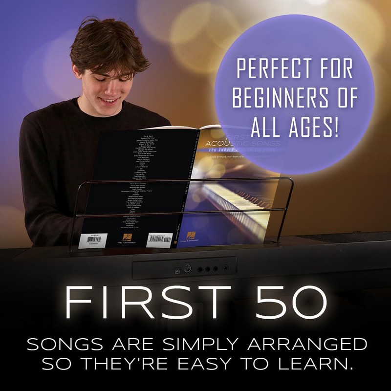First 50 Acoustic Songs You Should Play on Piano
