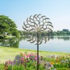 Viveta Large Outdoor Wind Spinner,21 * 85 inches Metal Wind