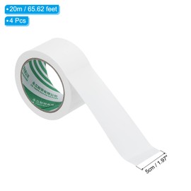 PATIKIL Pickleball Court Tape 2 in x 66ft, 4Pcs Pickleball Court Marking Kit for Indoor/Outdoor Tennis Volleyball Badminton Court, White