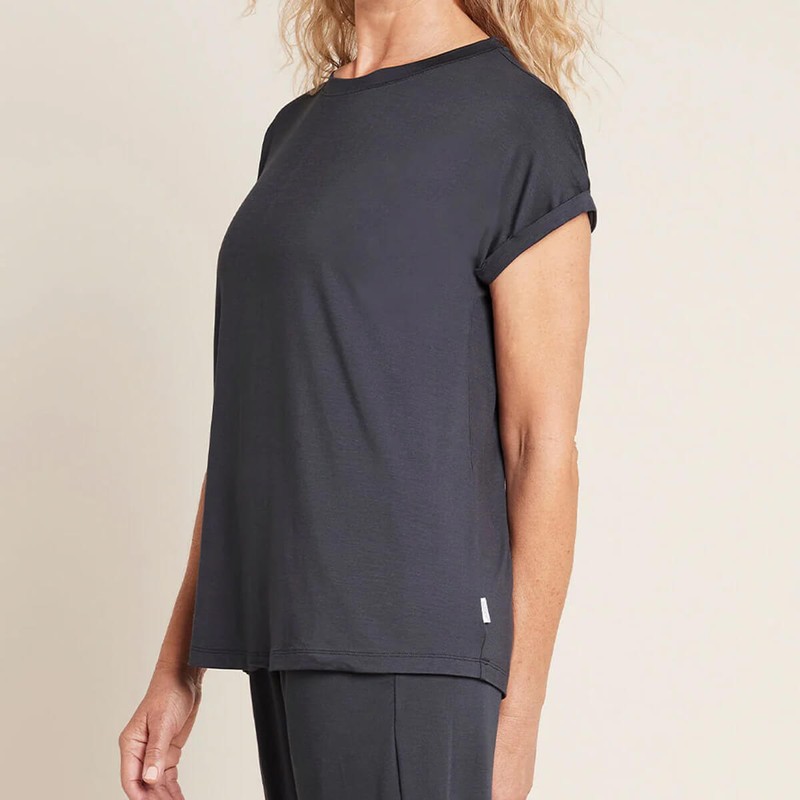 Boody Downtime Lounge Top, Black / S
