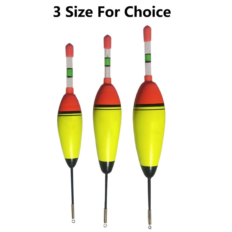 Fishing Bobbers Set with 5 Soft Eva Foam Floats Featuring