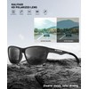 KALIYADI Polarized Sunglasses Men Womens-Sunglasses: Sun Glasses Lightweight Frame for