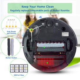 Replacement Parts for iRobot Roomba Series 800 900, Replacement Kit Accessories for Roomba 805 850 851 860 865 866 870 871 876 880 885 886 890 891 895 896 900 960 960 965 966 6 980 cm