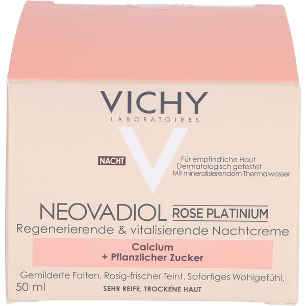 VICHY Neovadiol Rose Platinium Nacht Gesichtscreme, 50 ml Cream