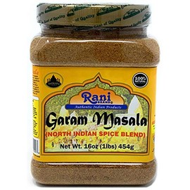 Rani Garam Masala Indian 11-Spice Blend 16oz (1lb) 454g PET Jar ~ All Natural, Salt-Free | Vegan | No Colors | Gluten Friendly | NON-GMO | Indian Origin