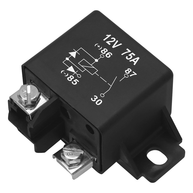 Weasch 0332002156 Normal Open Power Relay, 12V 75A, Applies to