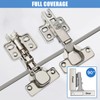 CVIUYO 10 Pcs 35mm Soft Close Kitchen Cabinet Hinges, Concealed