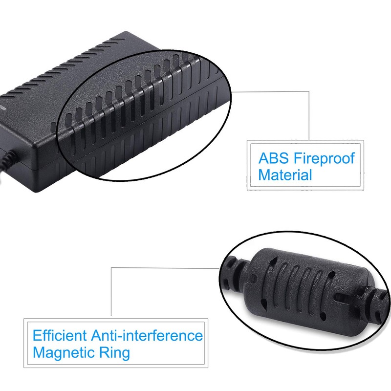 COOLM 12V 8A Power Supply Adapter 96W Converter 100-240V AC