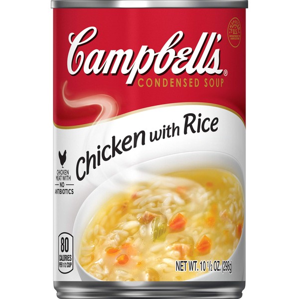Campbell's Condensed Chicken with Rice Soup, 10.5 Ounce (Pack of 12)