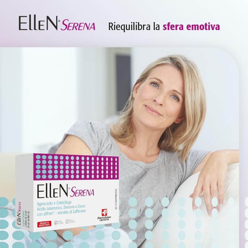 Ellen Serena Integratore Alimentare per Donne in Menopausa - a