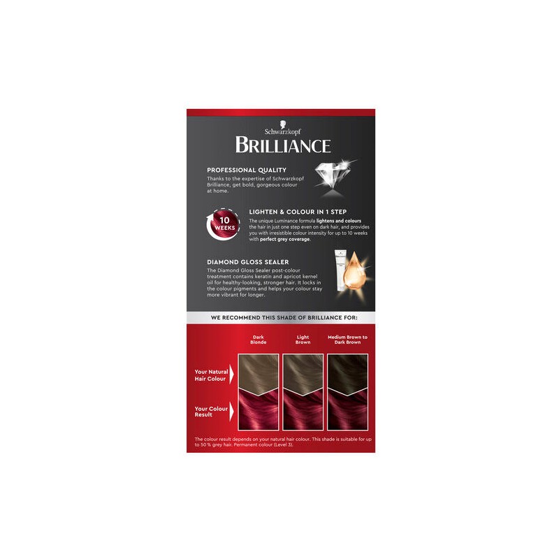 Schwarzkopf Brilliance Luminance L43 Smouldering Red
