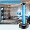 38W UV Light Sanitizer, Ultraviolet Lamp with Remote Control for