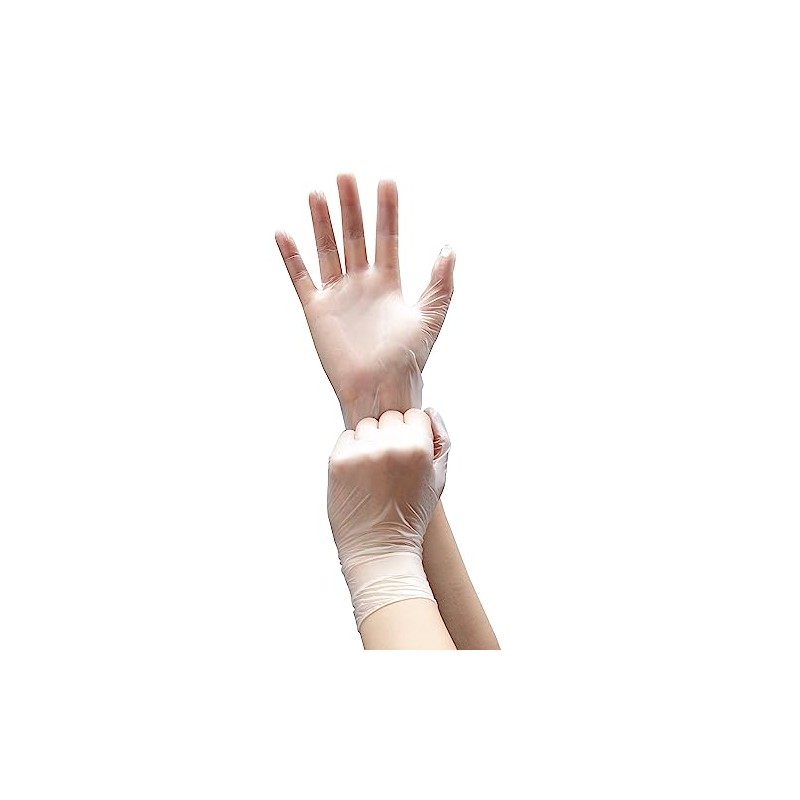 Utsunomiya Seisakusho Vinyl Ultra Thin Gloves, Powderless, Small Size, 100