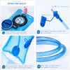 TANNOZHE Hydration Bladder 2Litre Leak Proof Water Bladder,BPA Free Hydration