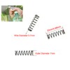 TorSor 6 Pack Plastic Spray Bottle Trigger Spring Replacement Spray