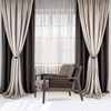 6-Pack Strong Magnetic Curtain Tiebacks with Thicker Twist Rope Decorative
