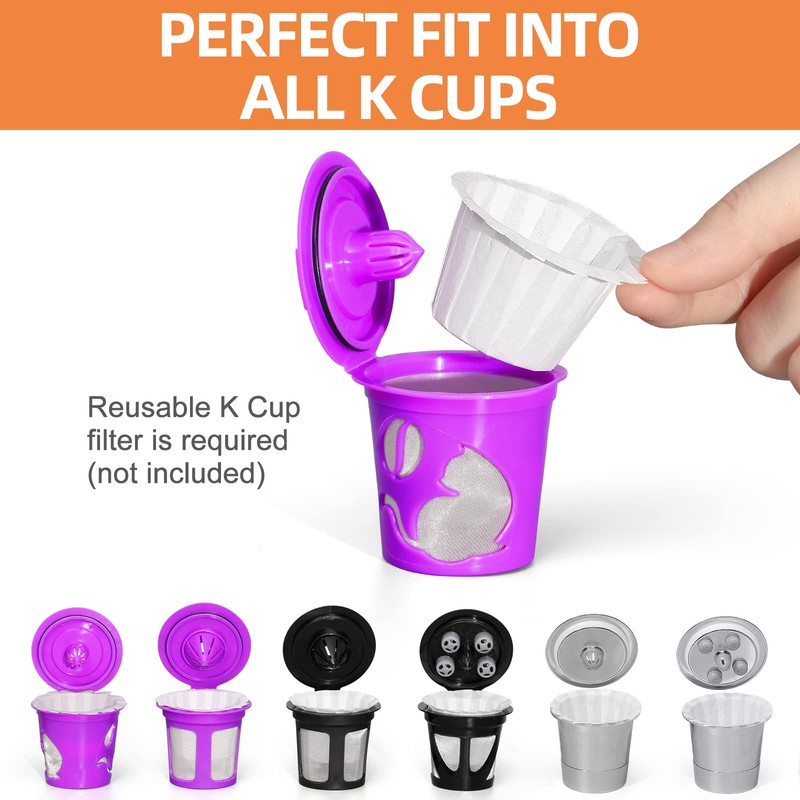 200 Count Fanativita K Cup Coffee Filters Disposable for Keurig