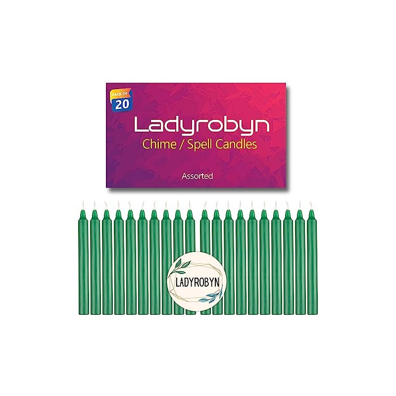 ladyrobyn Set of 20 Candles Chime Candles/Stick Candle/Spell Candle Set