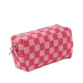 XPONNI Bolsa de cosméticos pequeña, bonita bolsa de maquillaje Y2K, accesorios estéticos, bolsa de maquillaje Y2K, bolsa de cosméticos para bolso, Rosado