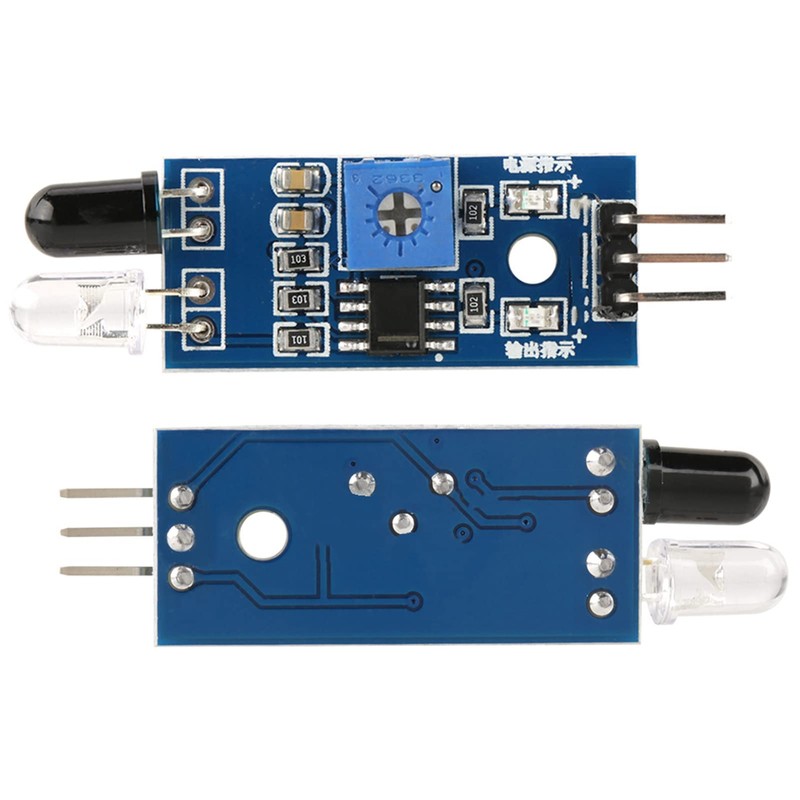 5PCS IR Infrared Obstacle Avoidance Sensor Module,Adjustable and Easy to
